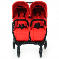 Дитяча прогулянкова коляска для двійні Valco baby Snap Duo Fire Red